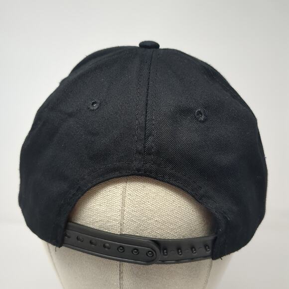 Body Building Snapback Hat Black One Size Adjustable Embroidered Wicked Wear - Picture 6 of 10